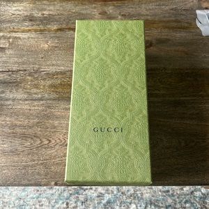 Gucci slides with original box and individual shoe bags. Worn once in Italy.
